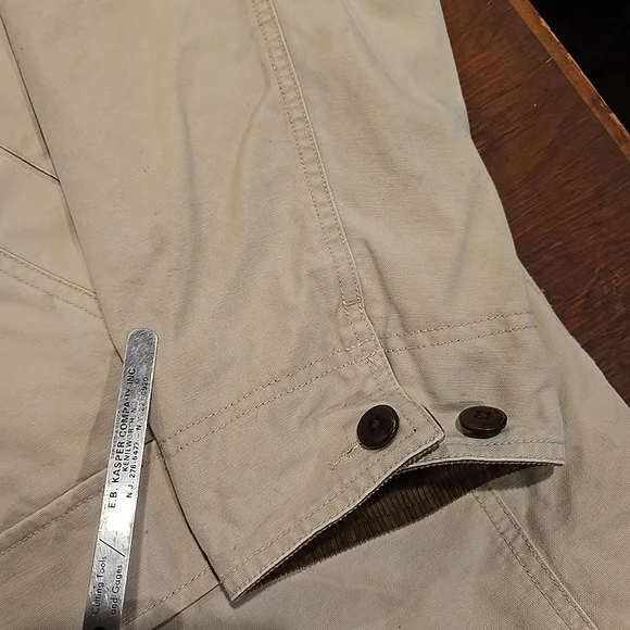 L.L. Bean Women's 2x Chore Coat Jacket Brown Corduroy Vintage - Picture 10 of 16